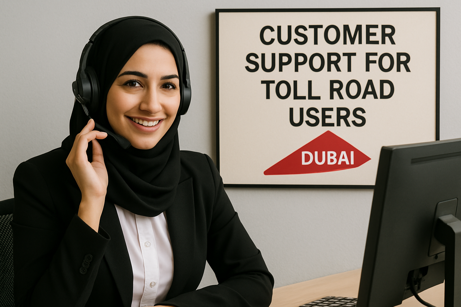 Customer support for toll road users in Dubai